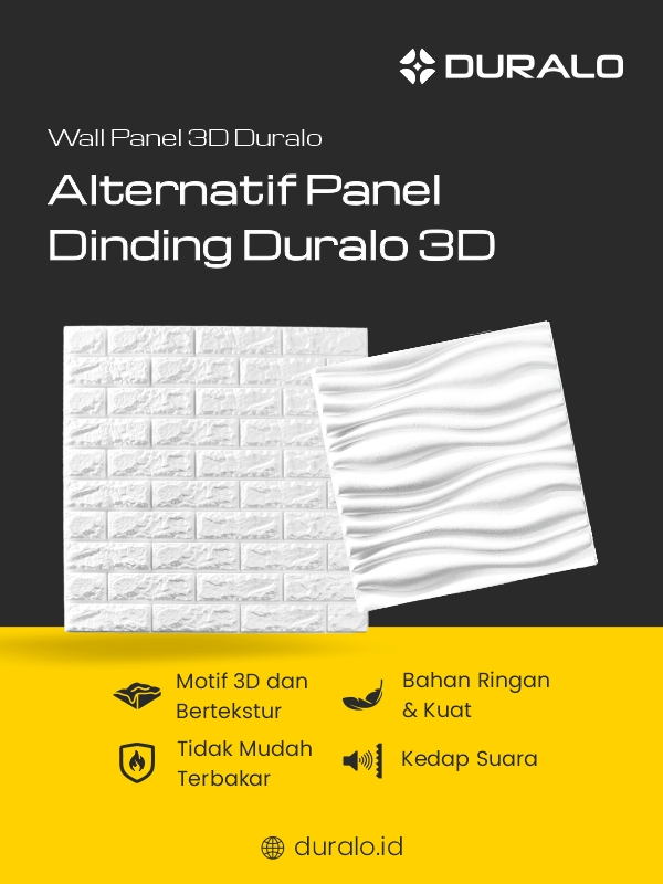 Alternatif Panel Dinding 3D Duralo untuk Outdoor