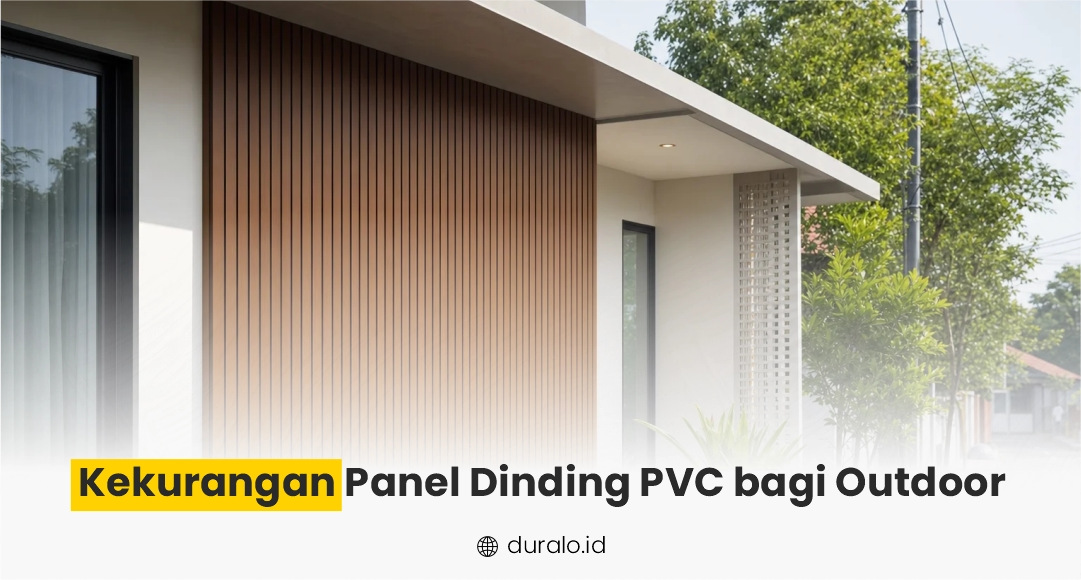 Kekurangan Panel Dinding PVC bagi Outdoor
