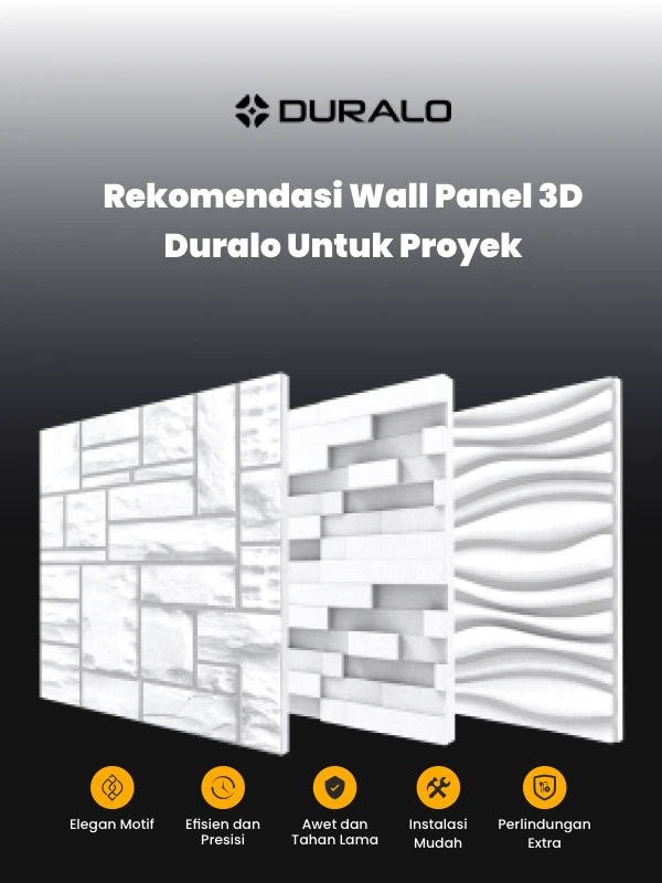Rekomendasi Wall Panel 3D Duralo untuk Proyek
