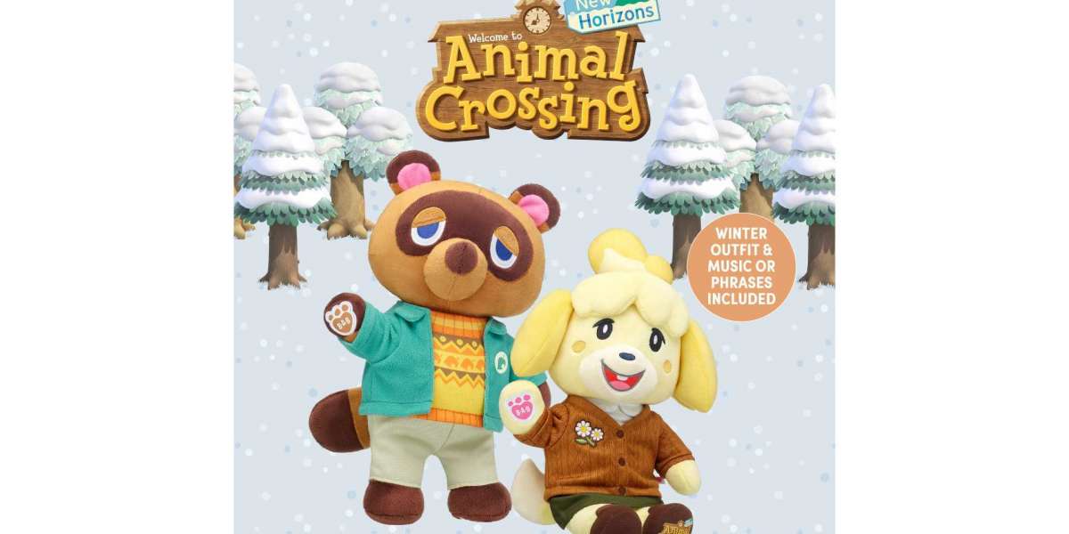 Build-A-Bear Now Sells Tom Nook and Isabelle's winter versions