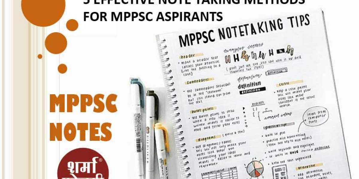 5 Effective Note Taking Methods for MPPSC Aspirants