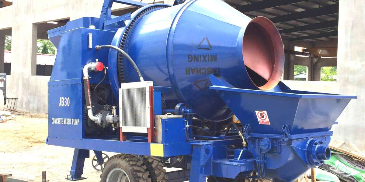 Four merits of making use of a concrete mixer and pump to your project