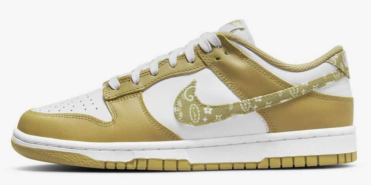 DH4401-104 Nike Dunk Low “Barley Paisley” 2022 Release