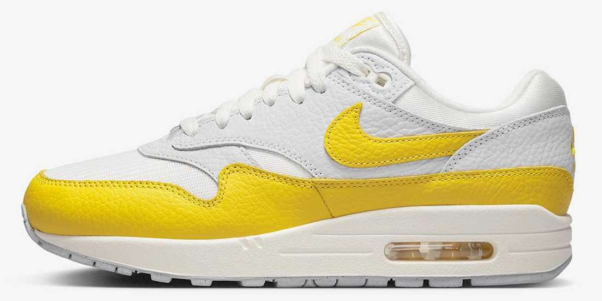 Nike Air Max 1 White Yellow DX2954-001 Refreshing and sultry summer exclusive color matching!