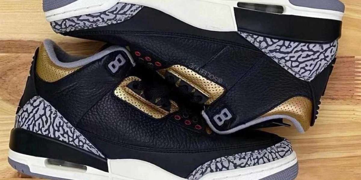 CK9246-067 Air Jordan 3 WMNS "Black Gold" Will Release On October 6th This Year