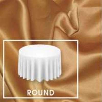 Premium 120" Round Matte Satin/Lamour Tablecloth Profile Picture