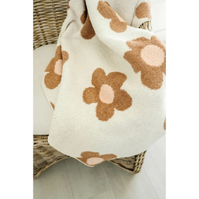Buy the Daisy Plush Blanket - Caramel and Pink Profile Picture