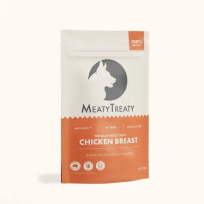 Buy Meaty Treaty Freeze Dried Australian Chicken Breast Cat & Dog Treats 100g Profile Picture