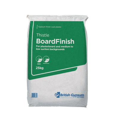 British Gypsum BG Thistle Board Finish Plaster - 25KG Profile Picture