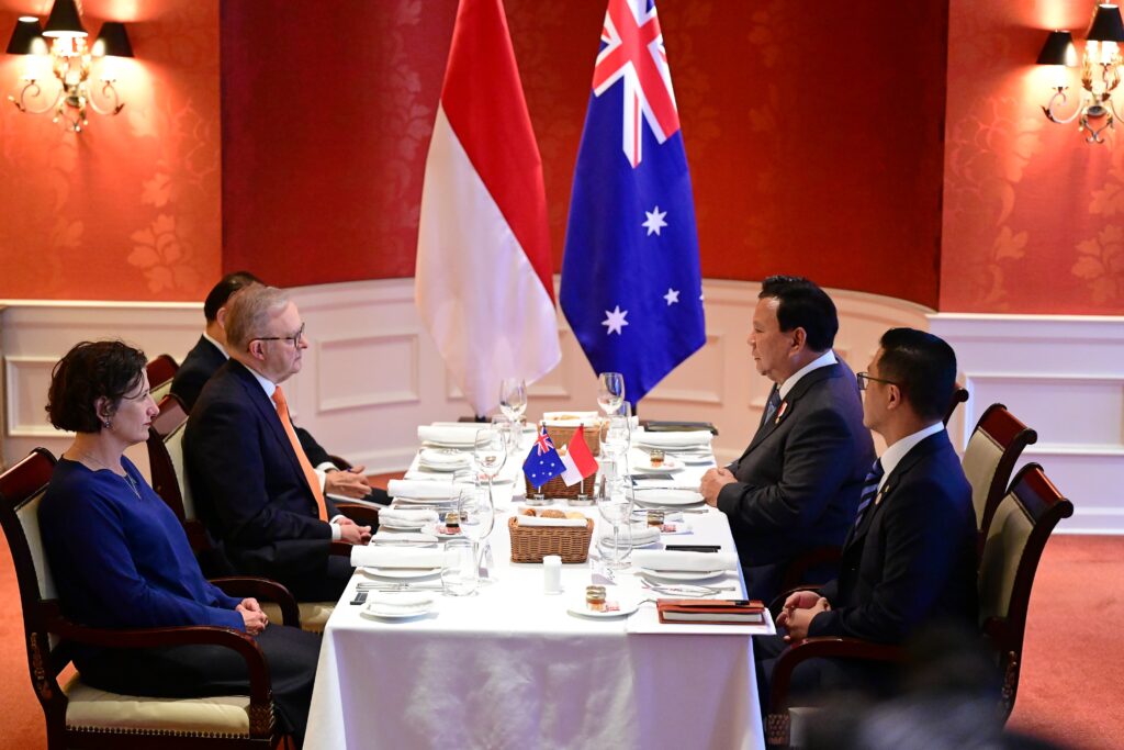 presiden prabowo santap pagi bersama pm albanese di peru 18 presiden prabowo santap pagi bersama pm albanese di peru