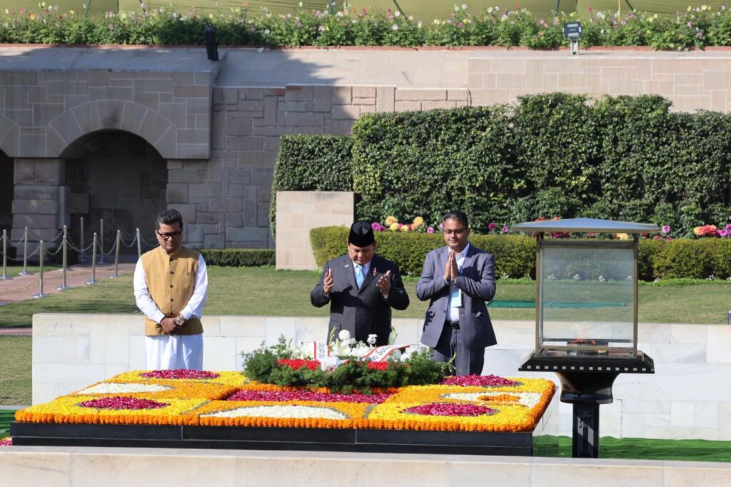 penghormatan khidmat presiden prabowo untuk mahatma gandhi di rajghat memorial 18 penghormatan khidmat presiden prabowo untuk mahatma gandhi di rajghat memorial