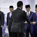 presiden prabowo terima surat kepercayaan delapan duta besar negara sahabat di istana merdeka