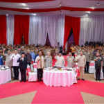 president prabowo subianto urges unity, continued service at halal bihalal with armed forces and police retirees