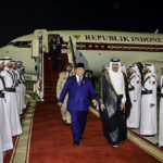 presiden prabowo tiba di doha untuk kunjungan resmi