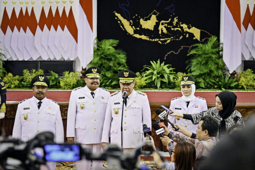 pelantikan kepala daerah papua pegunungan dan bangka belitung, komitmen wujudkan kesejahteraan daerah