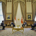 hangat dan penuh persahabatan, presiden prabowo gelar pertemuan tête-à-tête dengan presiden erdoğan