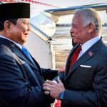 president prabowo subianto welcomed by king abdullah ii in amman