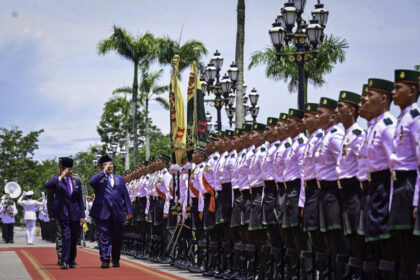 disambut hangat di istana nurul iman, presiden prabowo tegaskan hubungan strategis indonesia-brunei