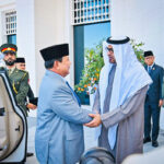 president prabowo subianto welcomed by president mbz at qasr al shatie palace of abu dhabi