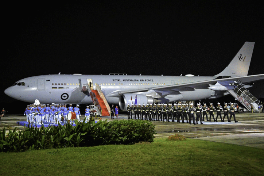 australian pm albanese arrives in jakarta for three-day official visit