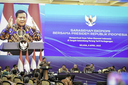 sarasehan ekonomi 2025, presiden prabowo tegaskan pentingnya kemandirian ekonomi nasional