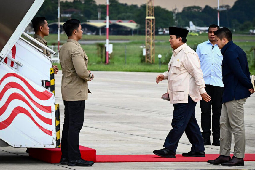 silaturahmi idulfitri ke pm anwar, presiden prabowo kunjungi malaysia