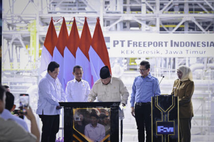 resmikan pabrik pemurnian logam mulia, presiden prabowo tegaskan komitmen hilirisasi