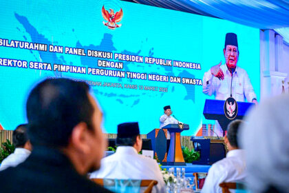 silaturahmi presiden dengan rektor, sinergi pemerintah dan pendidikan tinggi untuk masa depan bangsa