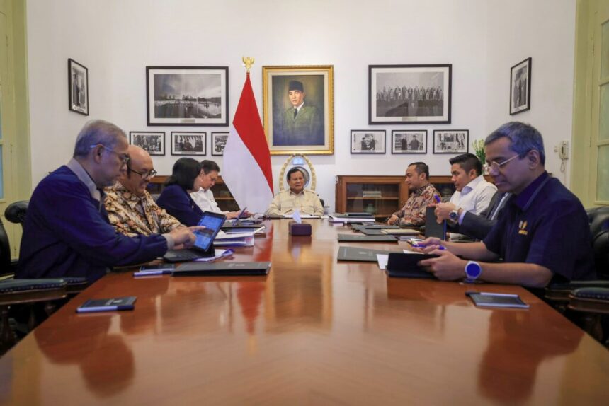 president prabowo subianto orders state-owned banks to streamline board of commissioners