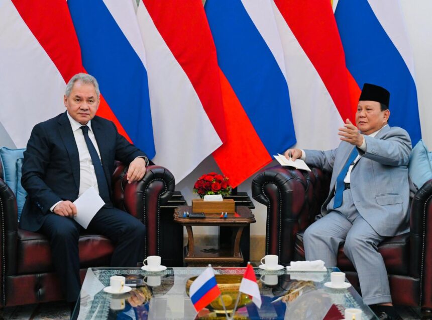 presiden prabowo subianto terima kunjungan kehormatan sekretaris dewan keamanan federasi rusia
