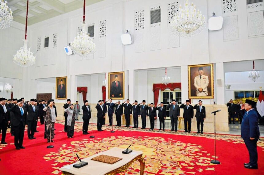 president prabowo inaugurates 31 indonesian ambassadors extraordinary and plenipotentiary