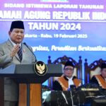 presiden prabowo apresiasi peran hakim dalam penegakan hukum di indonesia