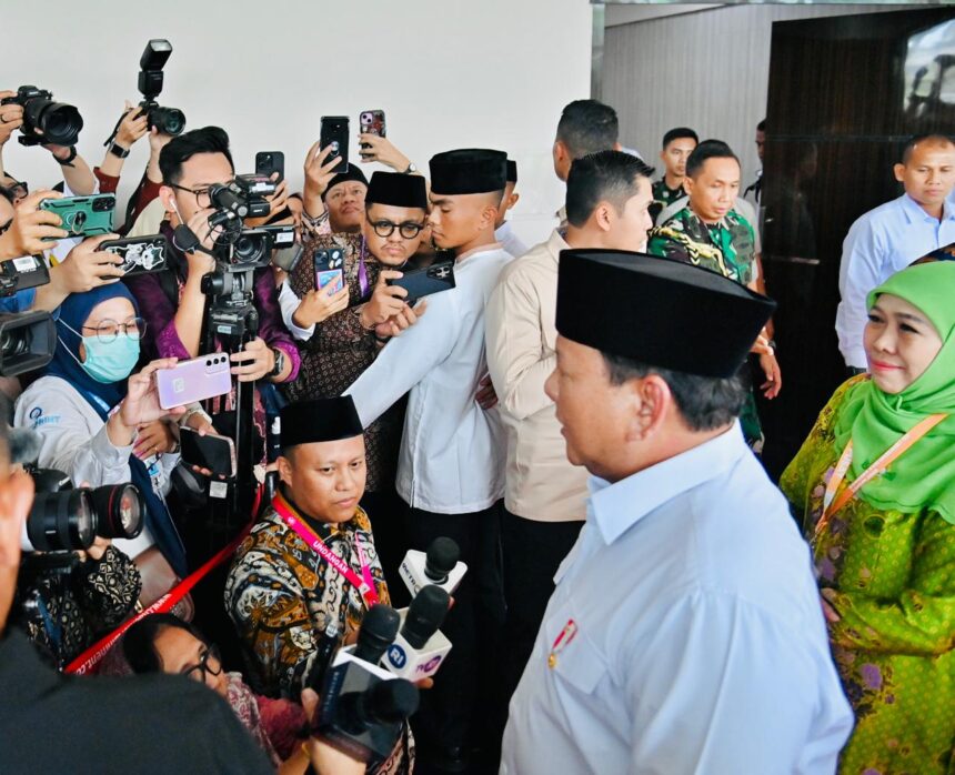 presiden prabowo: peran muslimat nu sangat penting dalam membangun generasi bangsa
