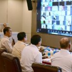 mendadak, presiden prabowo hadiri telekonferensi bahas swasembada pangan dan harga gabah
