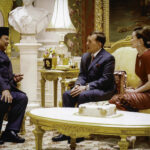 presiden prabowo subianto disambut hangat raja dan ratu thailand di amphorn royal palace
