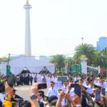 prosesi kirab awali pelantikan kepala daerah di istana kepresidenan jakarta