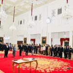 presiden prabowo lantik kepala dan wakil kepala badan di istana negara