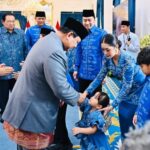 president prabowo hosts eid open house at merdeka palace with key figures, officials