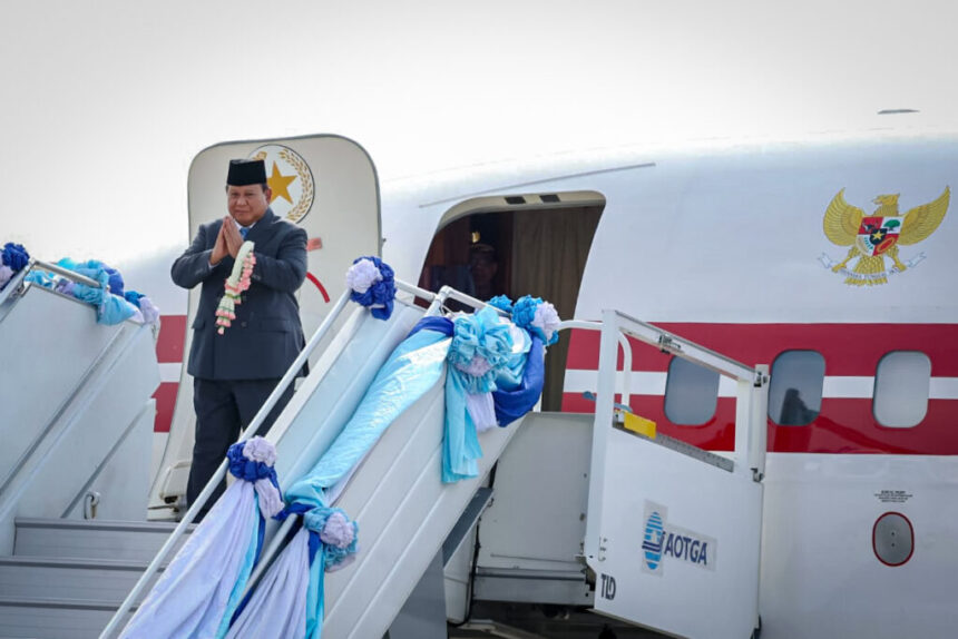 president prabowo concludes official visit to thailand