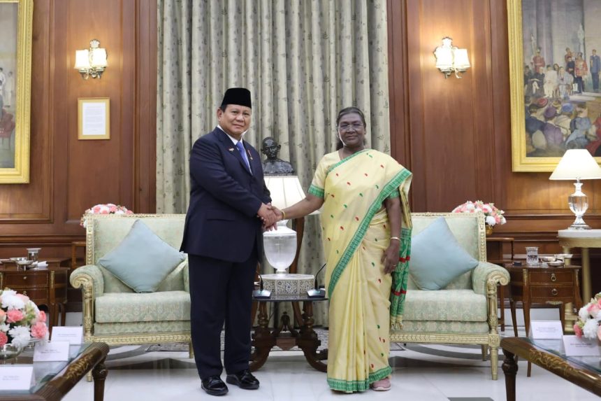 presiden prabowo apresiasi sejarah panjang hubungan indonesia-india di jamuan kenegaraan