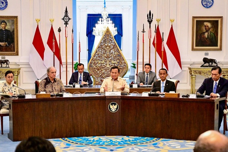 president prabowo discusses asset management, investment in indonesia with ray dalio
