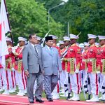 presiden prabowo sambut kunjungan resmi pm ishiba di istana kepresidenan bogor