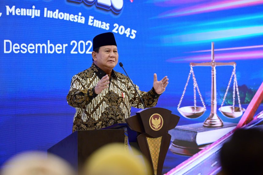 presiden prabowo tekankan pentingnya perencanaan pembangunan berdasarkan nilai pancasila
