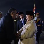 presiden prabowo tiba di mesir untuk hadiri ktt d-8