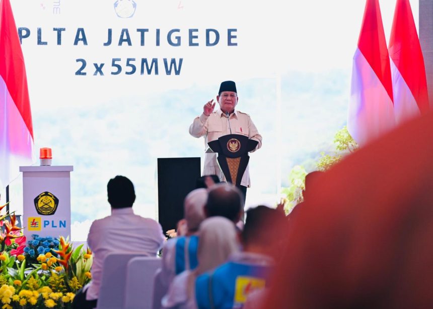 indonesia menuju kemandirian energi, presiden prabowo resmikan 37 proyek strategis ketenagalistrikan