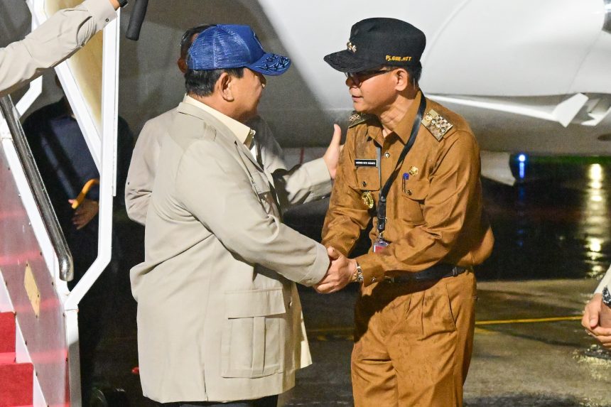 tiba di kupang, presiden prabowo akan hadiri sidang tanwir dan milad ke-112 muhammadiyah