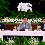 presiden prabowo sampaikan kepuasan atas kinerja kabinet merah putih pada us-asean business council