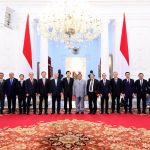 pesiden prabowo terima delegasi japan-indonesia association di istana merdeka