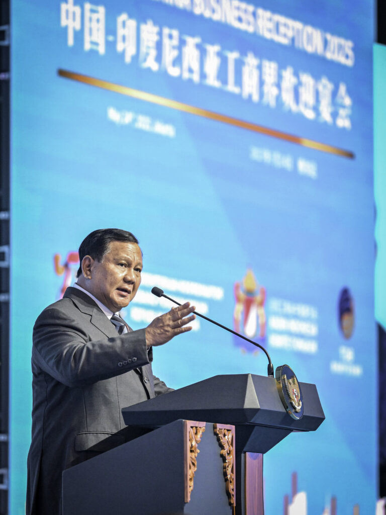 indonesia, china serve as cornerstones for asia’s stability, president prabowo says