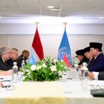 presiden prabowo dan sekjen pbb antónio guterres bahas sejumlah isu strategis dalam pertemuan bilateral di brasil